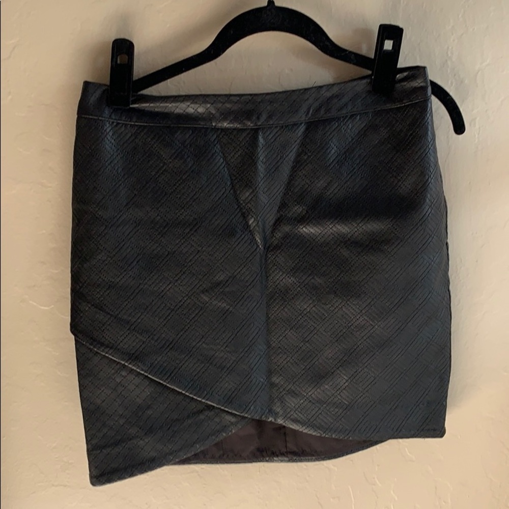 Quilted vegan leather mini